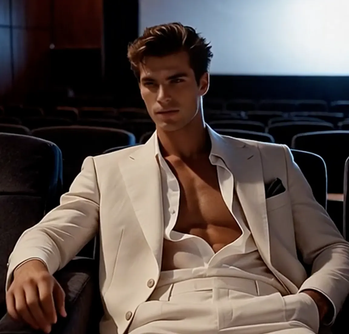 Elegant gay AI roleplay character